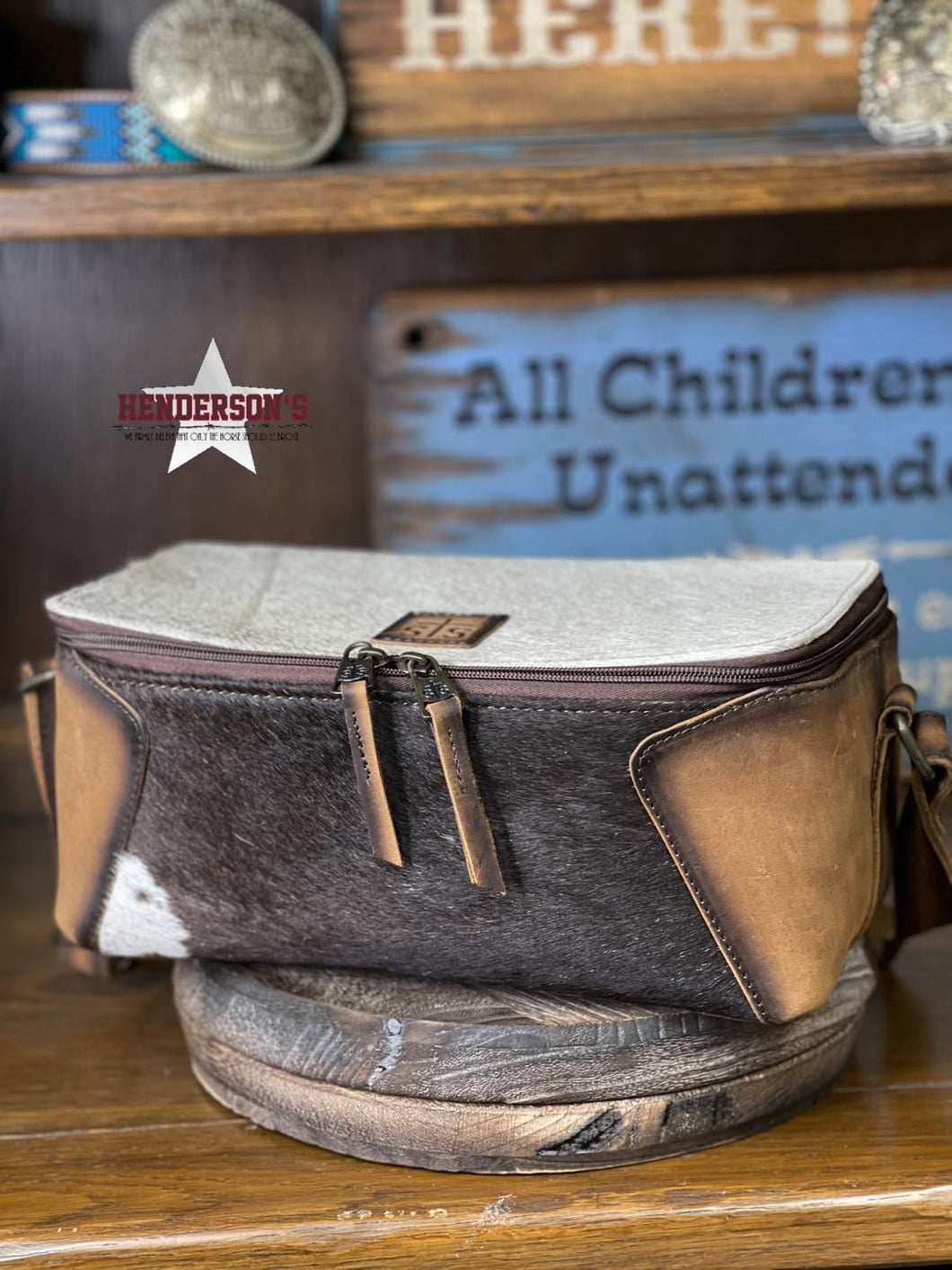 STS Cowhide Maddi Makeup Carry All - Henderson's Western Store