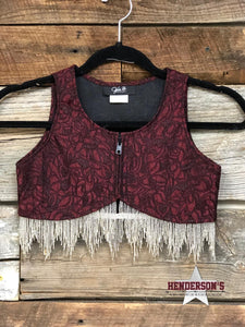 Load image into Gallery viewer, Merlot 2.0 Youth &quot;Mini&quot;  Bolero with Beads - Henderson&#39;s Western Store