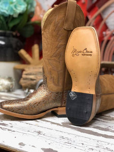 Load image into Gallery viewer, Mesquite Smoked Bacon Boots by Macie Bean - Henderson&#39;s Western Store