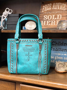 Load image into Gallery viewer, Montana West Whipstitch Studs Tote - Henderson&#39;s Western Store
