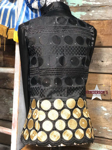Load image into Gallery viewer, Gold Coin Show Vest - Henderson&#39;s Western Store