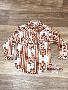 Load image into Gallery viewer, Boy&#39;s Aztec Print ~ Natural - Henderson&#39;s Western Store