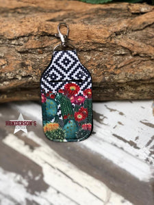Load image into Gallery viewer, Hand Sanitizer Holder ~ Cactus Accessories Cowgirl Junk Co. Navajo Cactus  