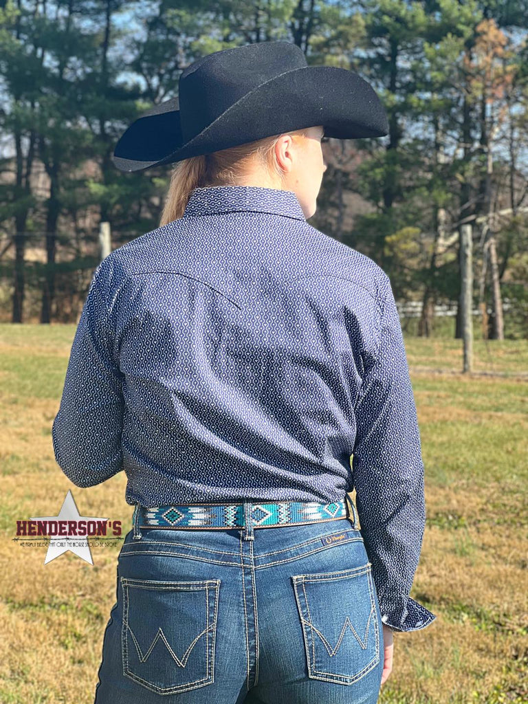 Rough Stock For Her - Navy Geo - Henderson's Western Store