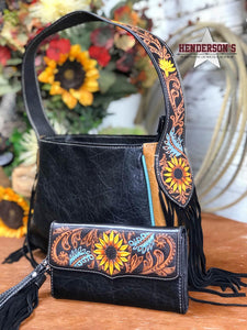 Load image into Gallery viewer, Norma Sunflower Satchel - Henderson&#39;s Western Store