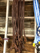 Oiled Harness Reins ~ 5/8" Reins Paul Taylor Saddle Co   