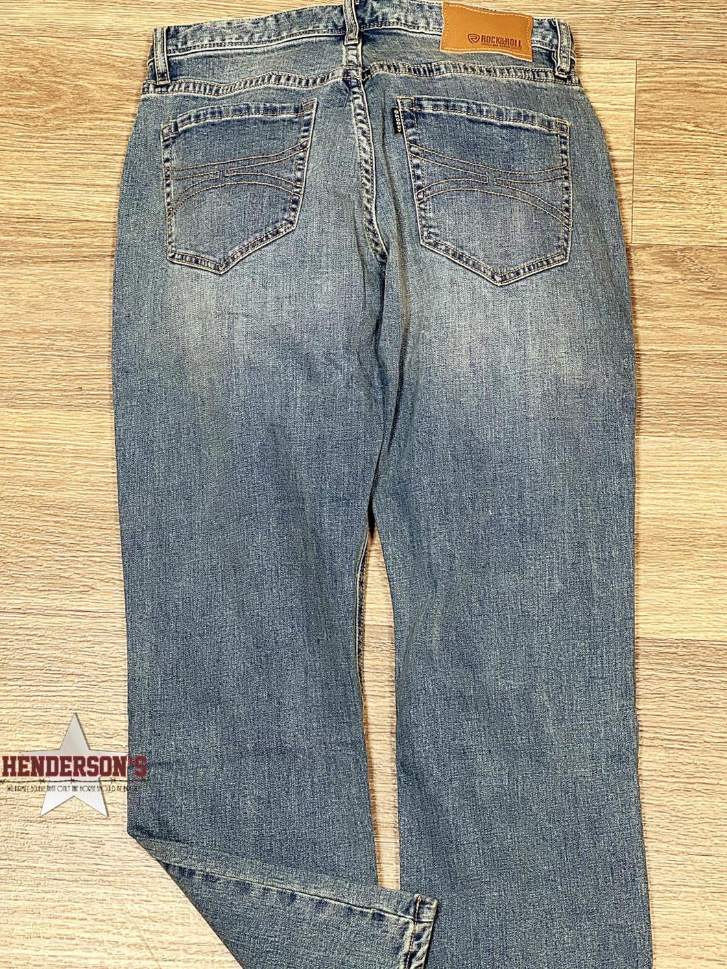 Double Barrel Hooey Jeans by Rock & Roll ~ Vintage Wash - Henderson's Western Store