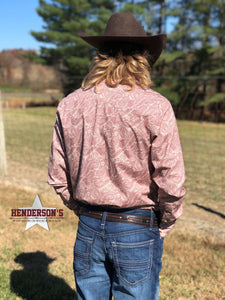 Load image into Gallery viewer, Men&#39;s Woven Paisley Snap - Henderson&#39;s Western Store