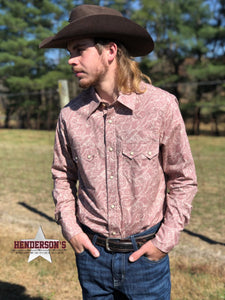 Load image into Gallery viewer, Men&#39;s Woven Paisley Snap - Henderson&#39;s Western Store