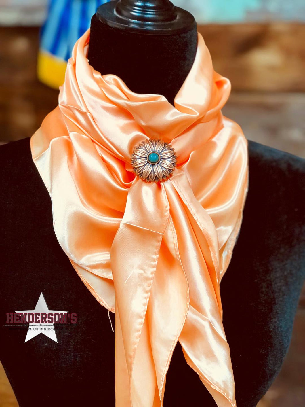 Rodeo Drive Wild Rags/Scarf ~ Peach - Henderson's Western Store