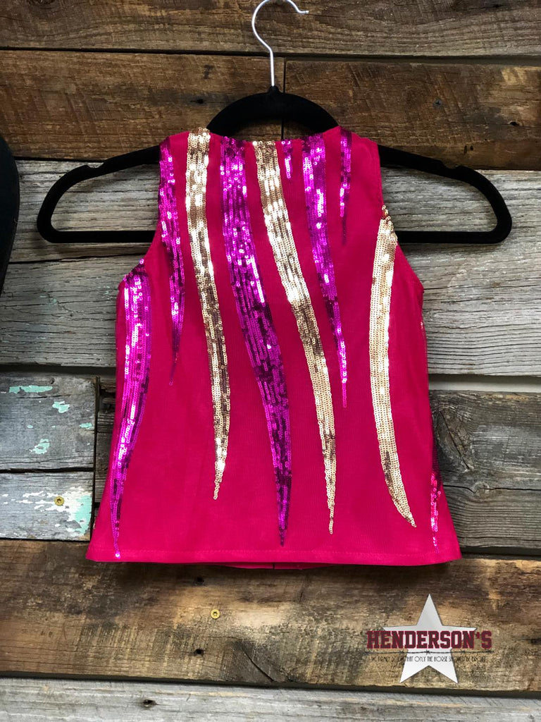 Pink Pizzazz Youth "Mini" Show Vest - Henderson's Western Store