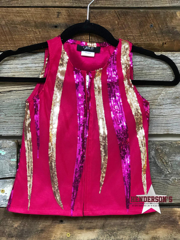 Pink Pizzazz Youth "Mini" Show Vest - Henderson's Western Store