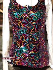 Load image into Gallery viewer, Plum Crazy Show Vest - Henderson&#39;s Western Store