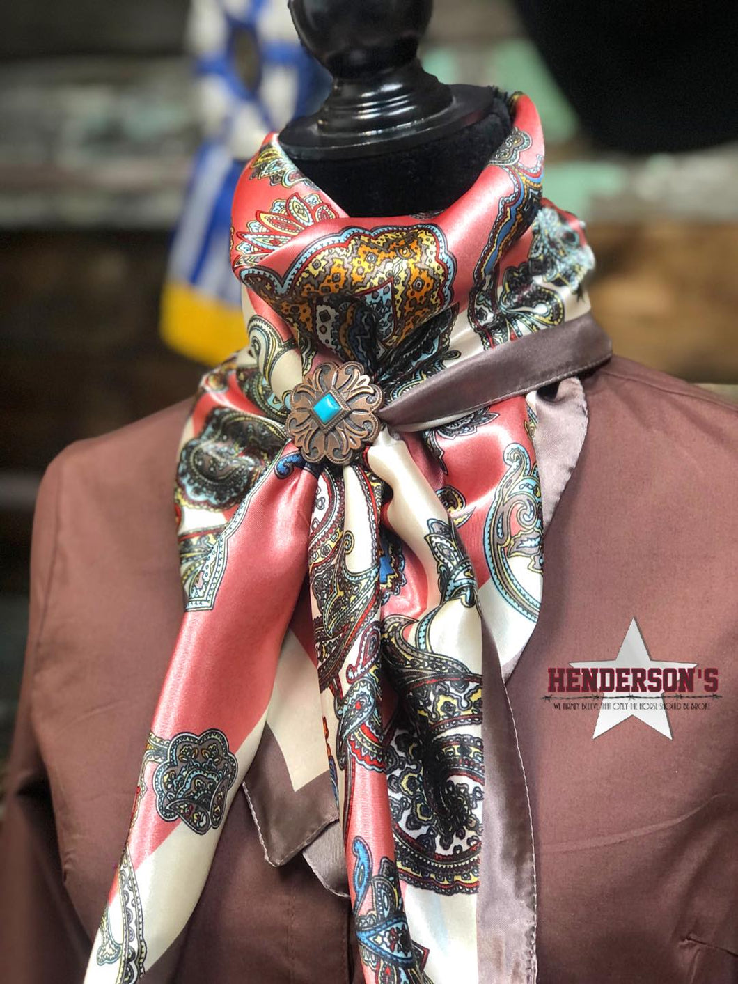 Rodeo Drive Wild Rags/Scarf ~ Pretty In Pink - Henderson's Western Store