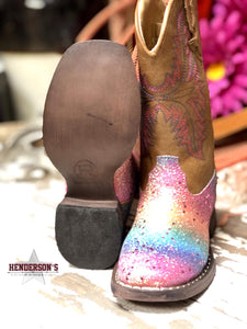 Load image into Gallery viewer, Rainbow Glitter Boots - Henderson&#39;s Western Store