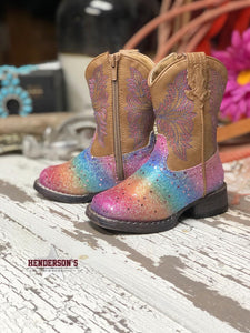Load image into Gallery viewer, Rainbow Glitter Boots - Henderson&#39;s Western Store