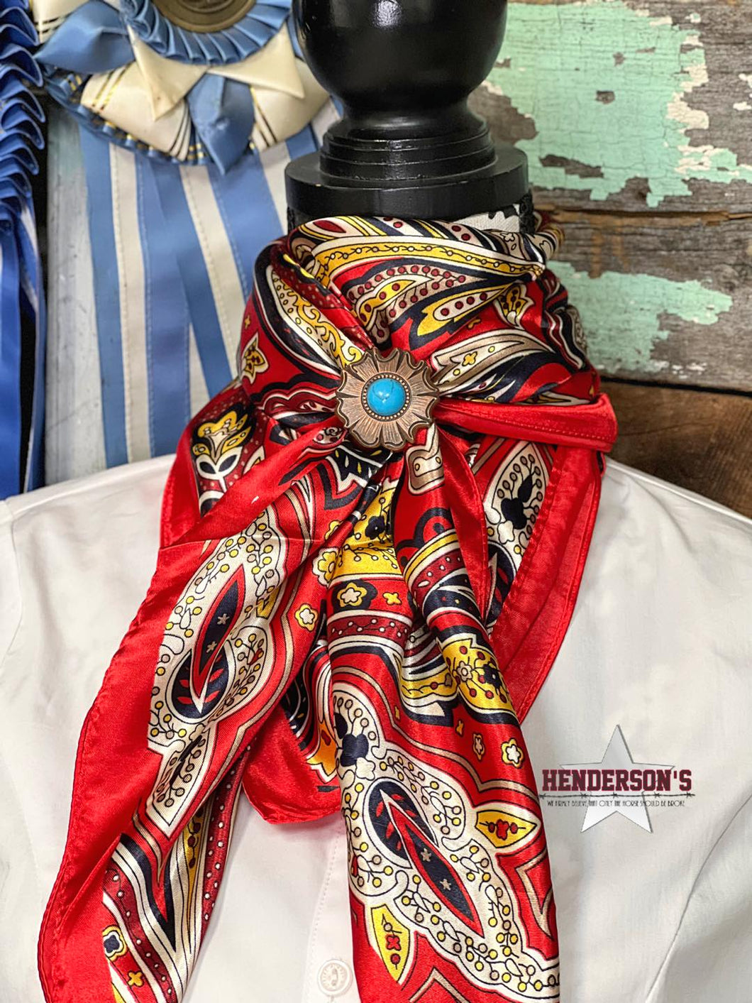 Rodeo Drive Wild Rags/Scarf ~ Red Tide - Henderson's Western Store