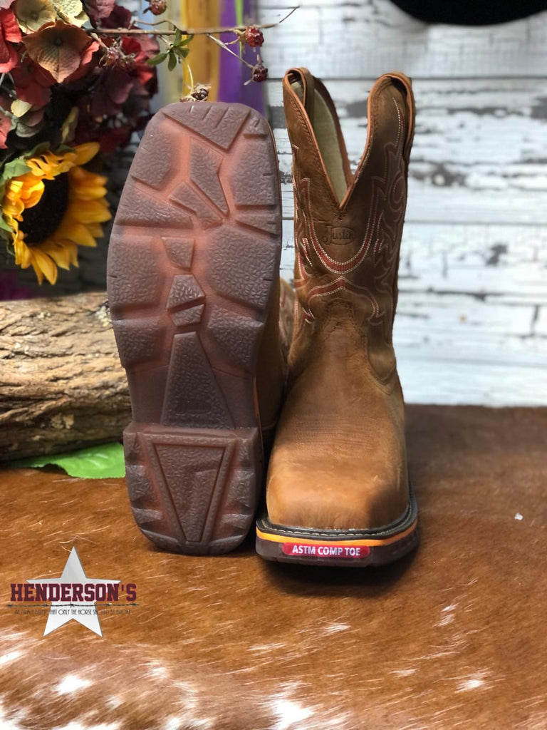 Resistor Work Boots by Justin - Henderson's Western Store