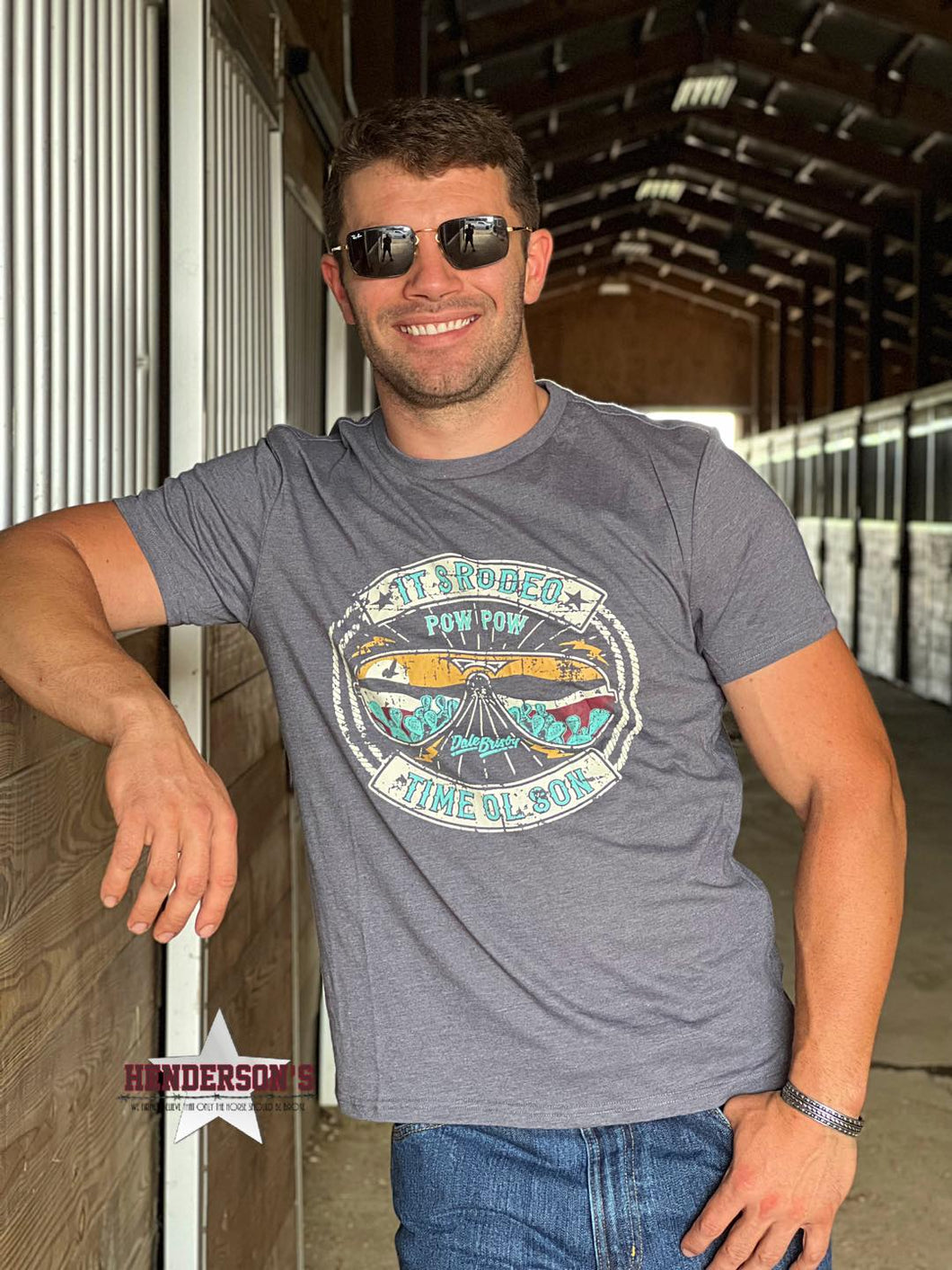 Rodeo Time Sunglasses Tee - Henderson's Western Store