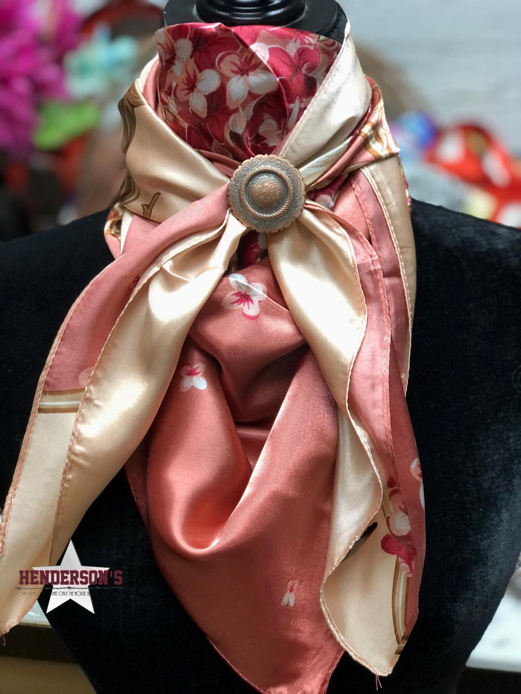 Rodeo Drive Wild Rags/Scarf ~ Rose Gold scarfs Rodeo Drive   