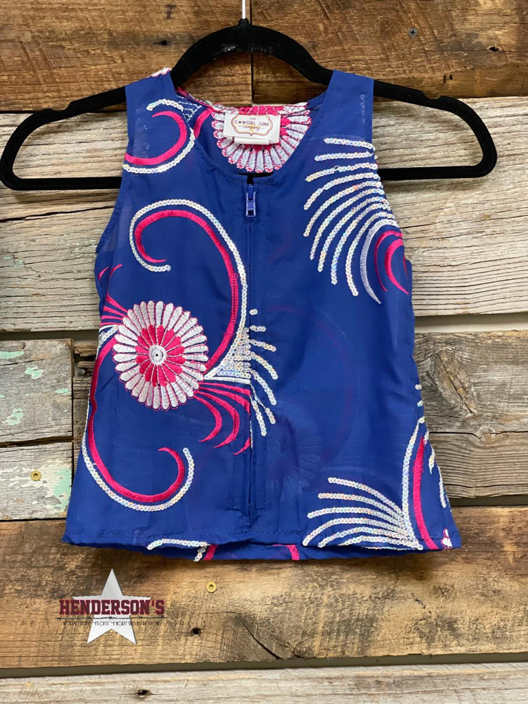 Kid's Royal Candy Wrapper Vest - Henderson's Western Store