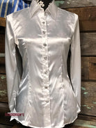 Silk Winning Show Shirt ~ White Show Shirt Henderson's Western Store   
