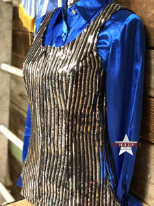 Load image into Gallery viewer, Silver Line Show Vest - Henderson&#39;s Western Store