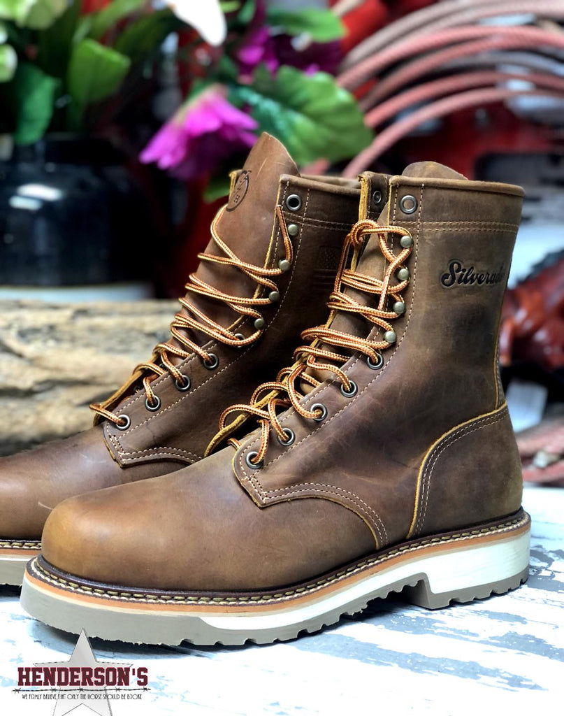 Silverado Steel Toe Boots 8