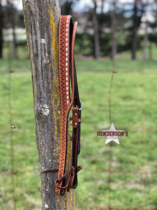 Load image into Gallery viewer, Slit Ear Headstall ~ Buckstitch ~ SH Collection - Henderson&#39;s Western Store