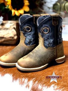 Load image into Gallery viewer, Storms Eye Jr Work Boots by Dan Post ~ Tan Children&#39;s Boots Dan Post   
