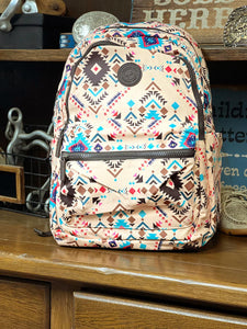 Load image into Gallery viewer, Diaper Backpack by Montana West ~ Tan Aztec - Henderson&#39;s Western Store