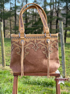 Load image into Gallery viewer, MW Western Tote ~ Tan - Henderson&#39;s Western Store