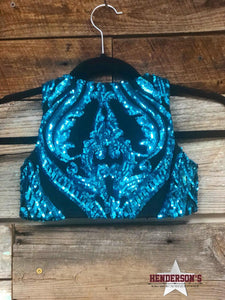 Load image into Gallery viewer, Teal It To Me &quot;Mini&quot; Youth Bolero - Henderson&#39;s Western Store