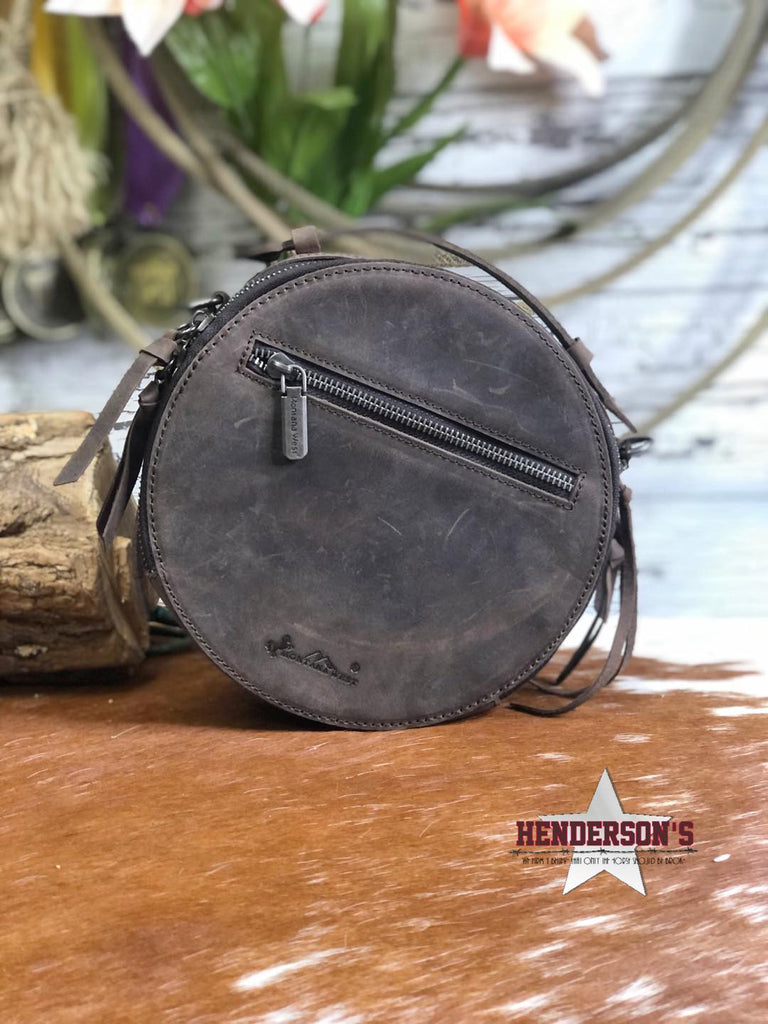 Tooled Leather Circle Bag by Montana West - Henderson's Western Store