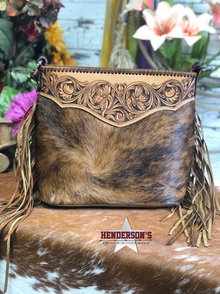 Tooled Leather Cowhide Hobo by Montana West - Henderson's Western Store