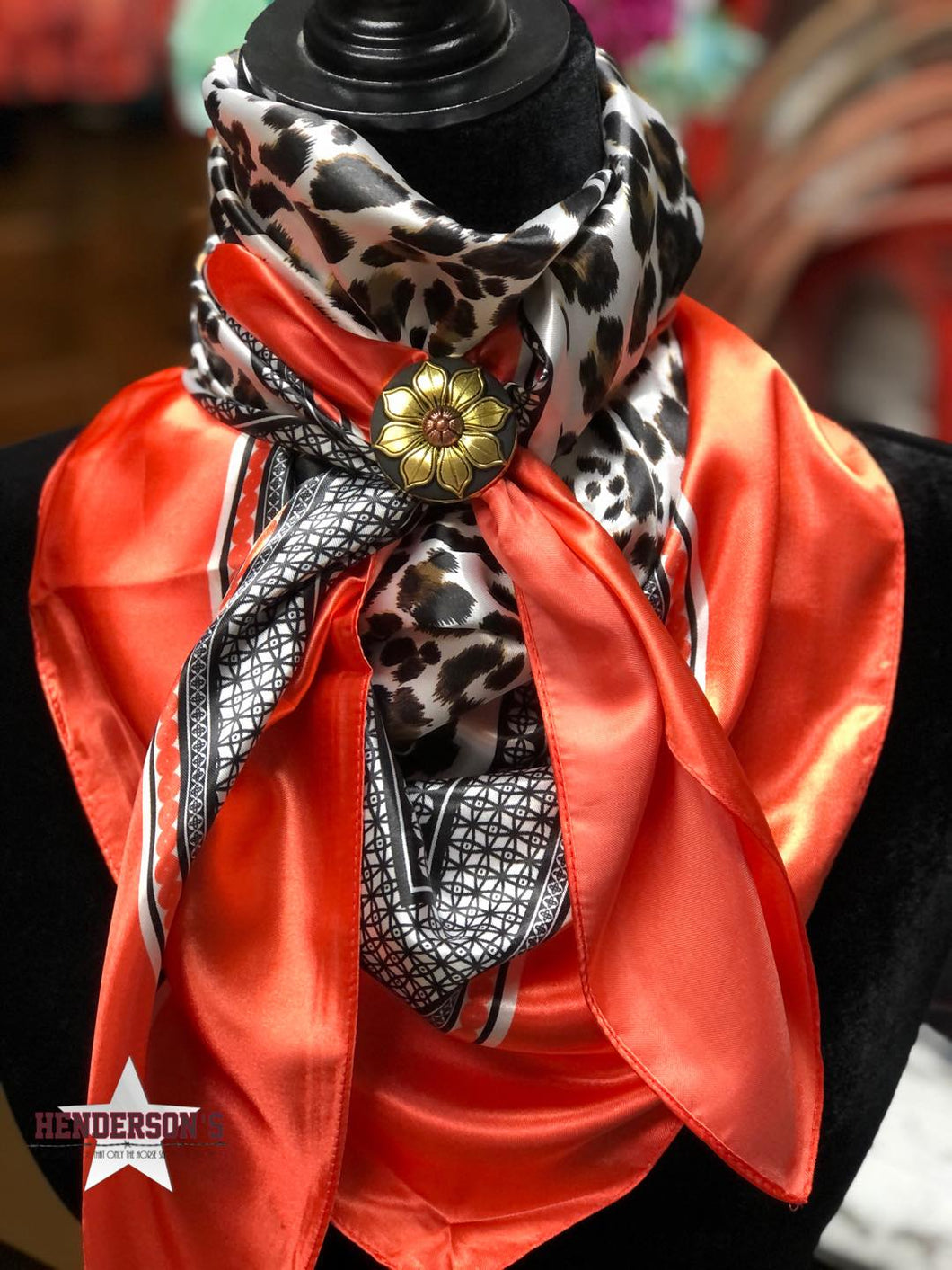 Rodeo Drive Wild Rags/Scarf ~ Touch of Coral scarfs Rodeo Drive   