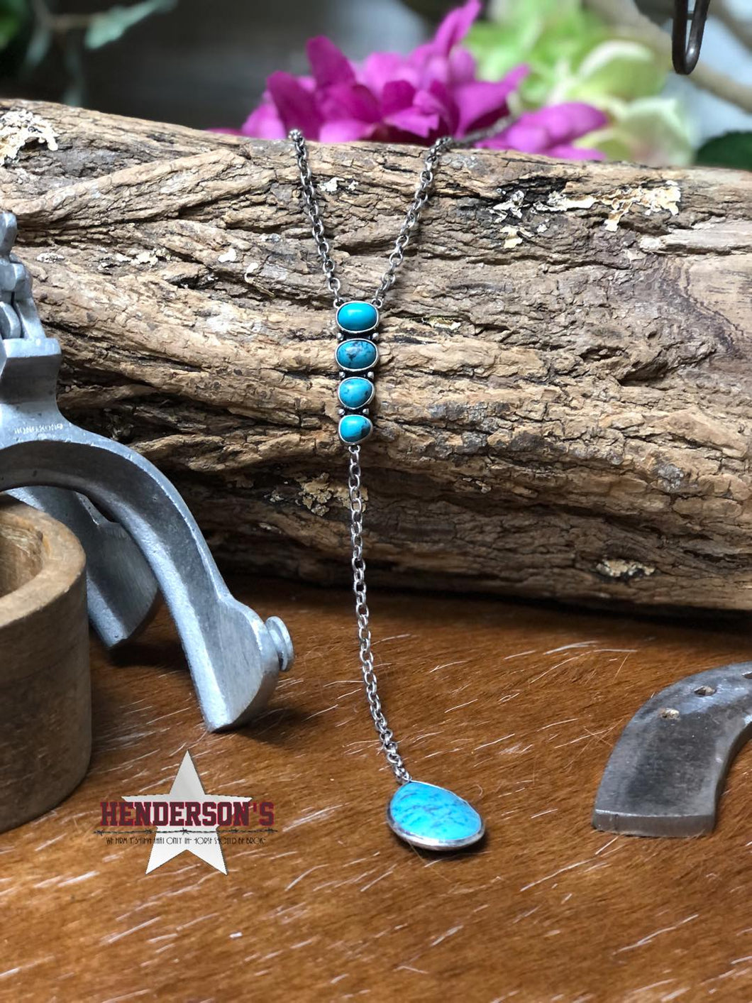 Turquoise Drop Necklace - Henderson's Western Store