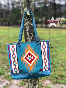 Load image into Gallery viewer, Aztec Tapestry Tote - Henderson&#39;s Western Store