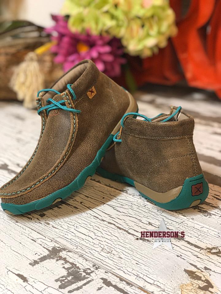 Women's Turq Fever Driving Moc - Henderson's Western Store