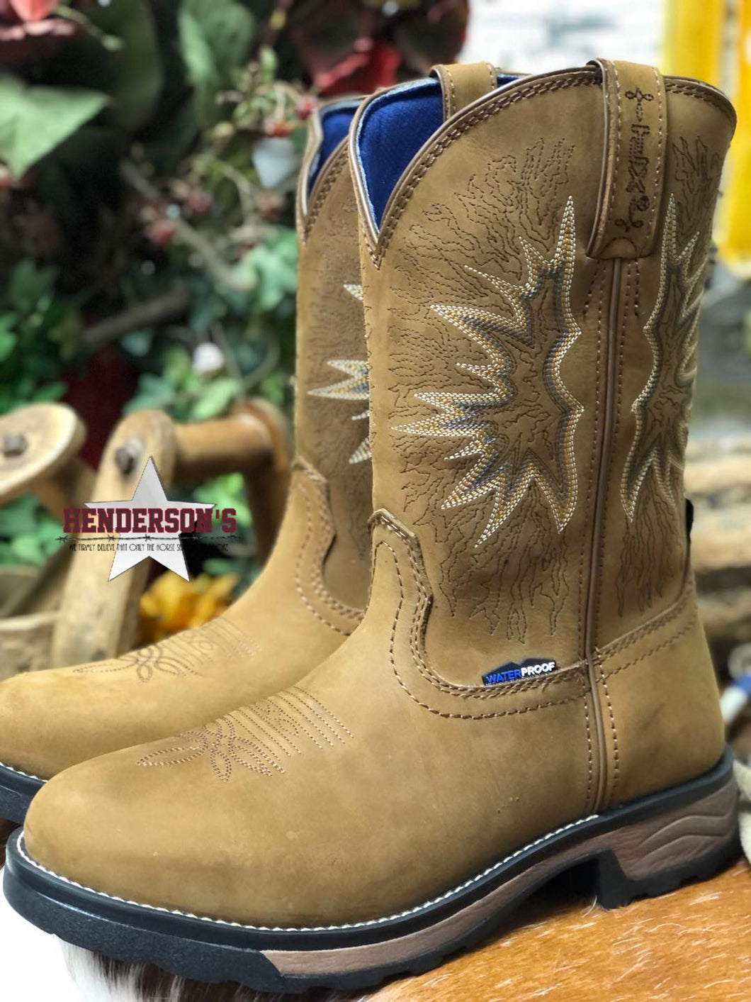 Boom Saddle Cowhide Boot - Henderson's Western Store