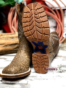 Load image into Gallery viewer, Tony Lama Bowie Boots ~ Brown Print Cowhide - Henderson&#39;s Western Store