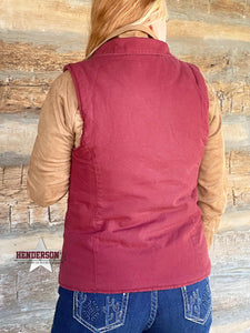 Load image into Gallery viewer, Cotton Canvas Vest by Powder River - Henderson&#39;s Western Store