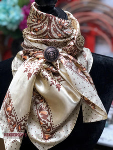 Load image into Gallery viewer, Rodeo Drive Wild Rags/Scarf ~ Vineyard Paisley scarfs Rodeo Drive   