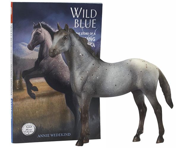 Wild Blue Horse & Book Set - Henderson's Western Store