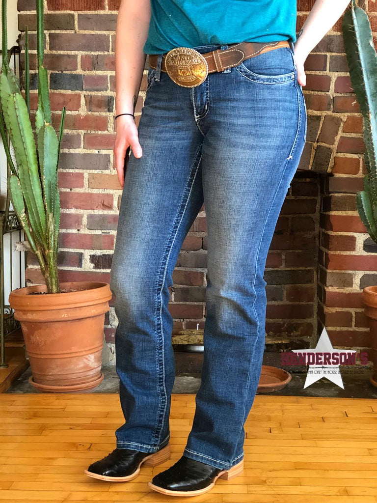 Mid-Wash Willow Jean By Wrangler - Henderson's Western Store