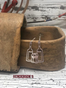 Load image into Gallery viewer, Wine Pour Necklace &amp; Earrings - Henderson&#39;s Western Store