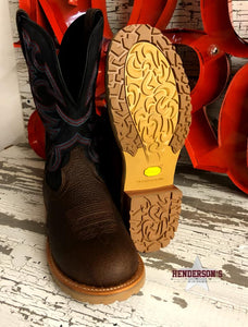 Load image into Gallery viewer, Herdsman Midnight Work Boots - Henderson&#39;s Western Store