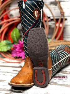 Load image into Gallery viewer, Kid&#39;s Buckaroo Boots ~ Green - Henderson&#39;s Western Store