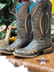 Load image into Gallery viewer, Stud Embroidered Boots by Corral - Henderson&#39;s Western Store
