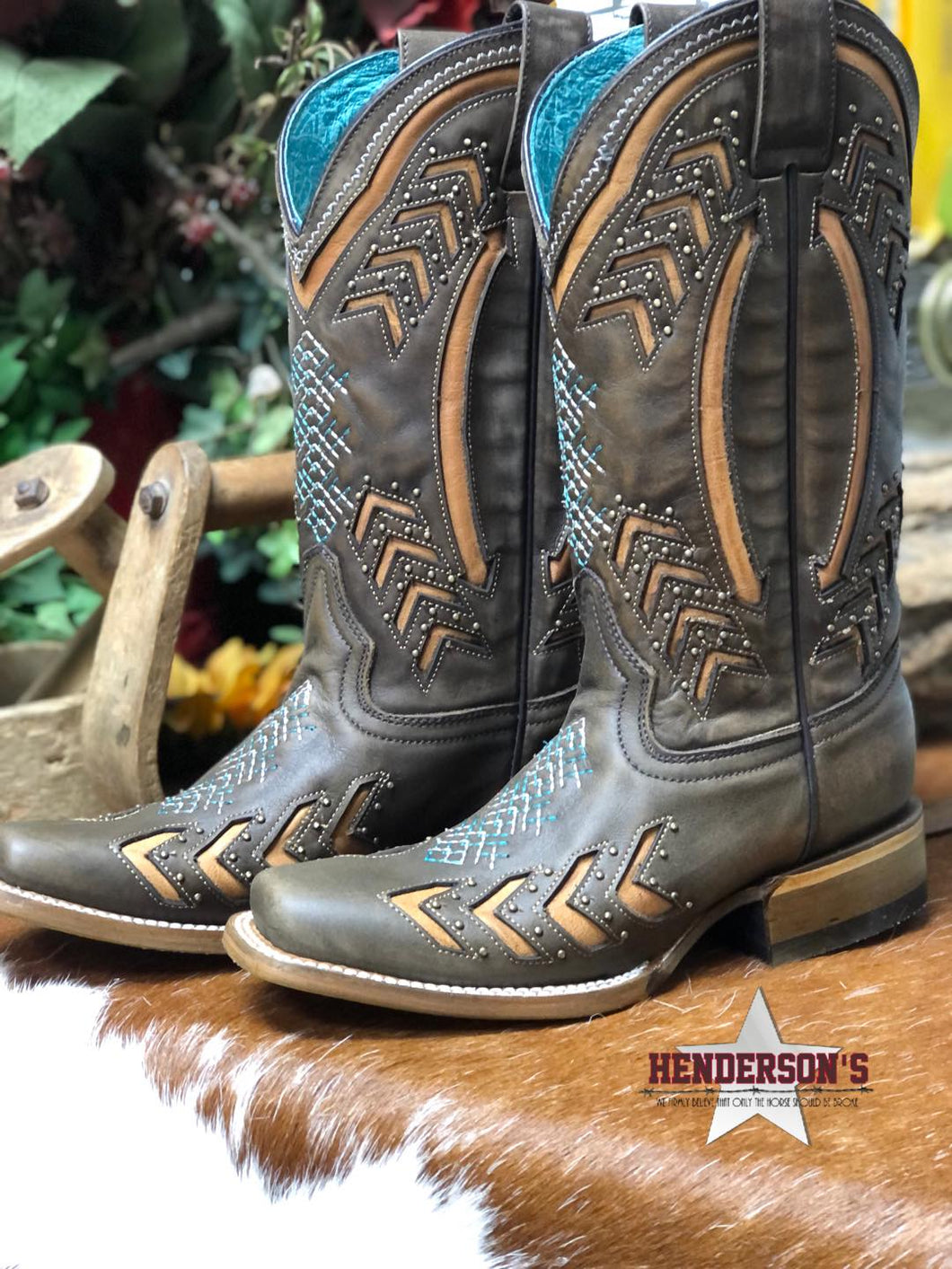 Stud Embroidered Boots by Corral - Henderson's Western Store